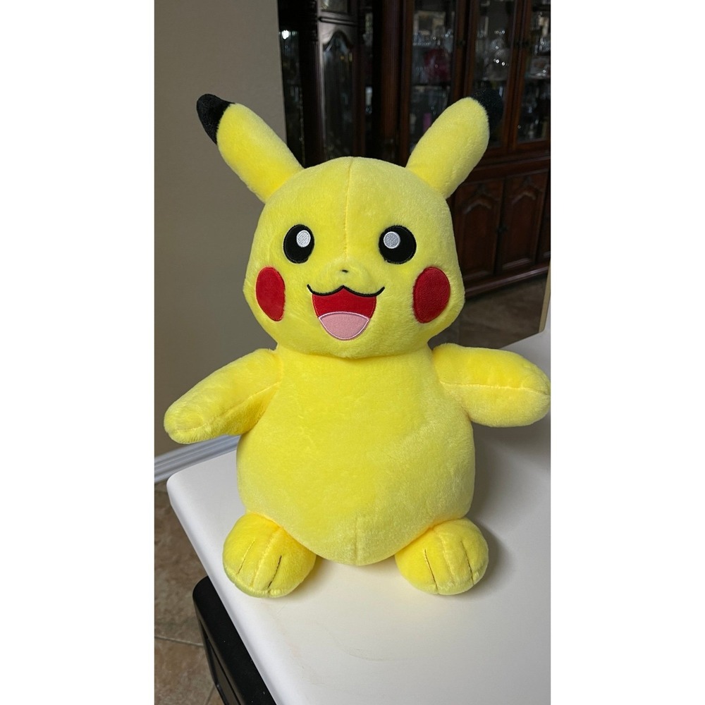 Build-A-Bear Workshop Pikachu Pokemon Plush Stuffed Animal Yellow Soft Toy